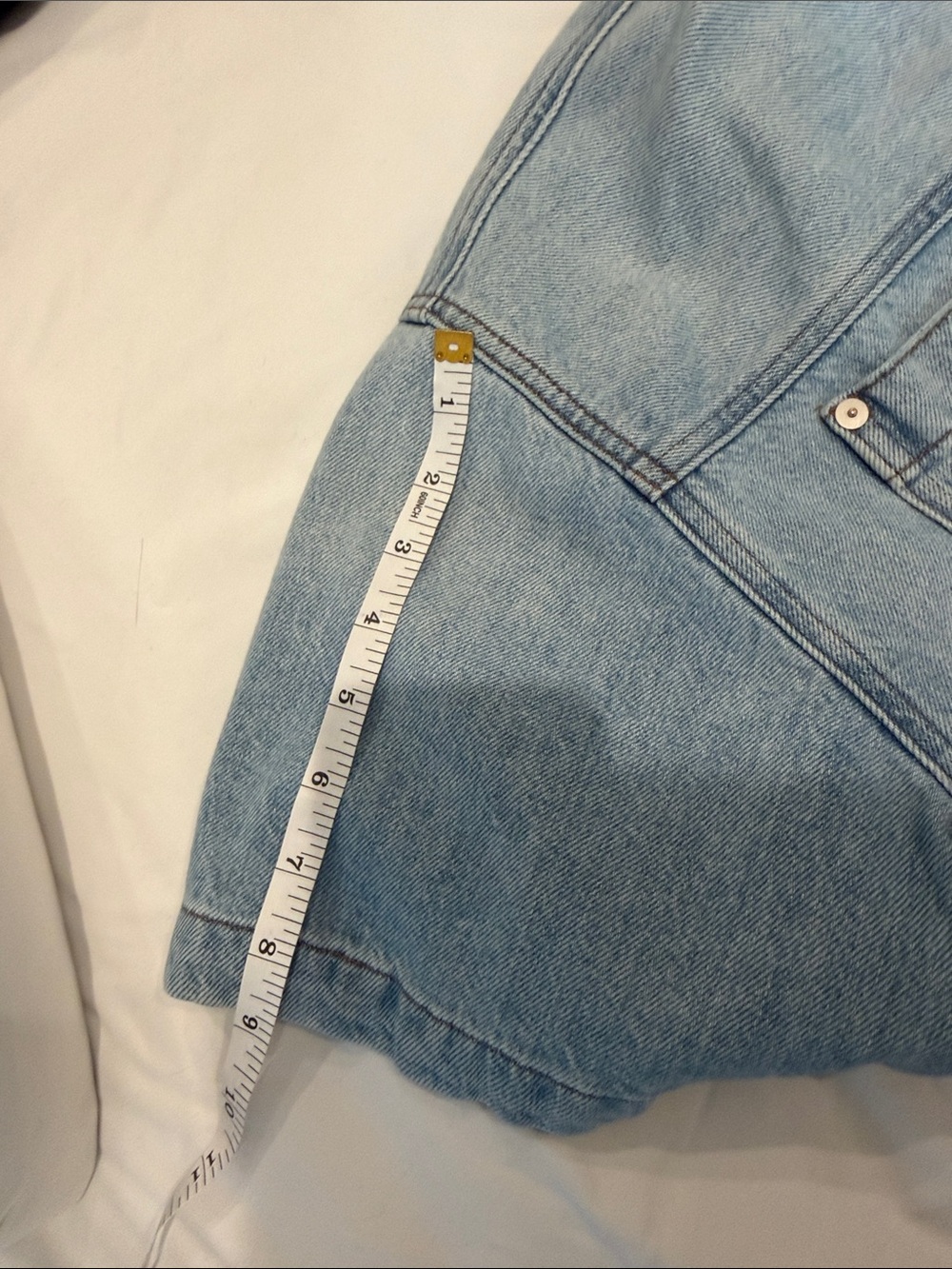 Madewell Light Blue Cropped Denim Jacket - Picture 10 of 10